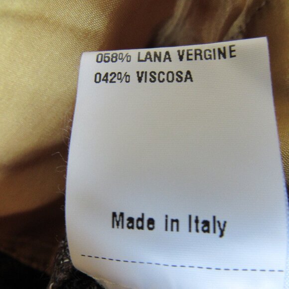 Nierne by giab's Made Italy Grey/Brown/Blue Capri  Women Pants Size 44 IT (M) - Picture 4 of 10
